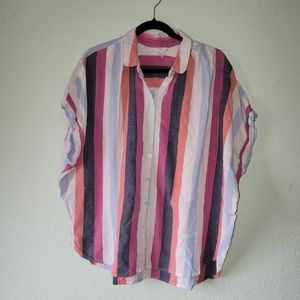 2x Vertical Multicolor Strip Shirt